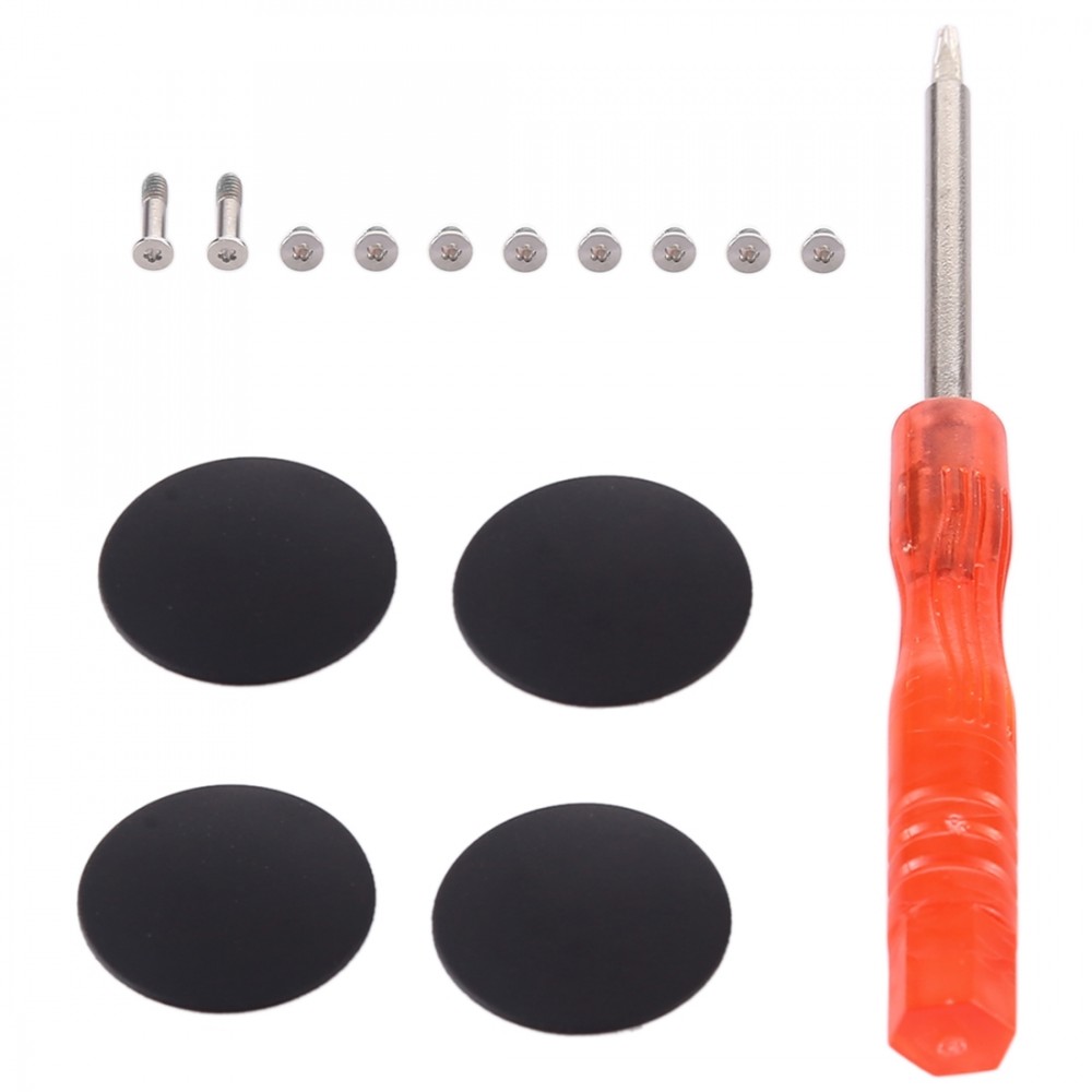 Picture of 4Pcs Bottom Rubber Feet Foot Fit For MacBook Air A1370 A1369 A1466 A1465 + 10Pcs Bottom Screws + 1Pcs Screwdriver